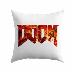 Подушка Doom battle - PrintSalon