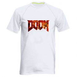 Мужская футболка для спорта Doom battle - PrintSalon