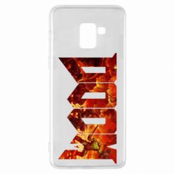 Чехол для Samsung A8+ 2018 Doom battle - PrintSalon