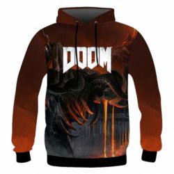 Мужское 3D худи Doom Eternal Art