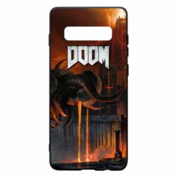 Чехол для Samsung S10+ Doom Eternal Art - PrintSalon