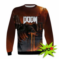 Детский 3D свитшот Doom Eternal Art - PrintSalon