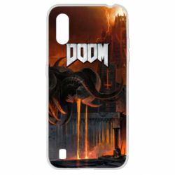 Чехол для Samsung A01/M01 Doom Eternal Art - PrintSalon
