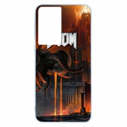 Чехол для Samsung S21 Doom Eternal Art - PrintSalon