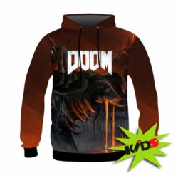 Детское 3D худи Doom Eternal Art - PrintSalon