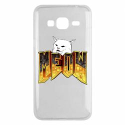 Чехол для Samsung J3 2016 Doom меов cat - PrintSalon