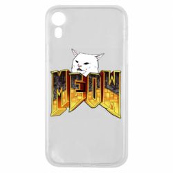 Чехол для iPhone XR Doom меов cat