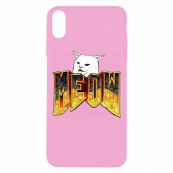 Чехол для iPhone Xs Max Doom меов cat - PrintSalon