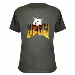 Камуфляжная футболка Doom меов cat - PrintSalon