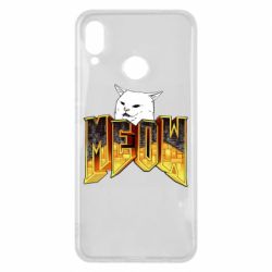 Чехол для Huawei P Smart Plus 2018 Doom меов cat - PrintSalon