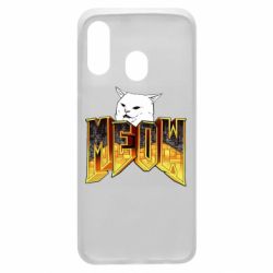 Чехол для Samsung A40 Doom меов cat - PrintSalon