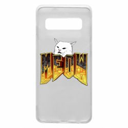 Чехол для Samsung S10 Doom меов cat - PrintSalon