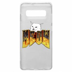 Чехол для Samsung S10+ Doom меов cat - PrintSalon