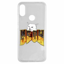 Чехол для Xiaomi Redmi Note 7 Doom меов cat - PrintSalon