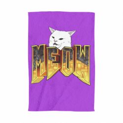 Полотенце с принтом Doom меов cat - PrintSalon