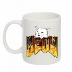 Чашка 320ml Doom меов cat
