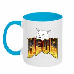 Чашка двокольорова Doom меов cat