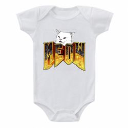 Детский бодик Doom меов cat - PrintSalon