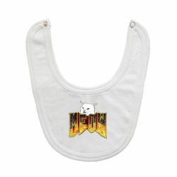 Слюнявчик  Doom меов cat - PrintSalon