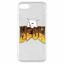 Чехол для iPhone 7 Doom меов cat - PrintSalon