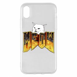 Чохол для iPhone X/Xs Doom меов cat