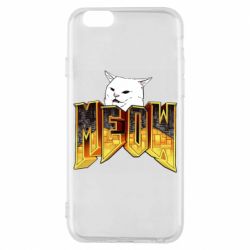 Чехол для iPhone 6/6S Doom меов cat - PrintSalon