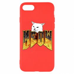 Чехол для iPhone 8 Doom меов cat - PrintSalon