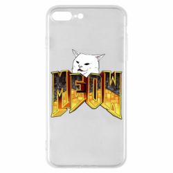 Чехол для iPhone 8 Plus Doom меов cat - PrintSalon