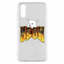 Чехол для Huawei P20 Doom меов cat