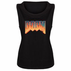 Майка жіноча Doom old logo - PrintSalon