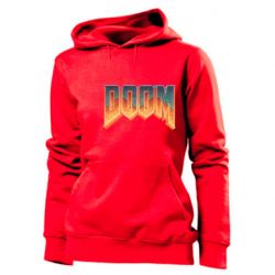 Худі жіноче Doom old logo - PrintSalon