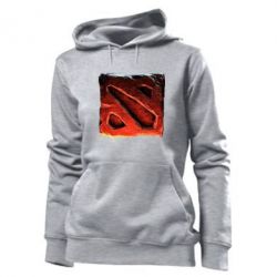 Женское худи Dota 2 3d Logo - PrintSalon