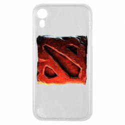 Чехол для iPhone XR Dota 2 3d Logo