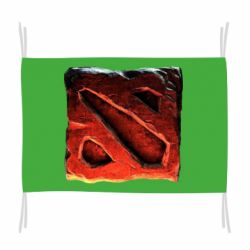 Флаг Dota 2 3d Logo