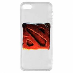 Чехол для iPhone5/5S/SE Dota 2 3d Logo - PrintSalon