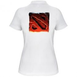 Женское поло Dota 2 3d Logo - PrintSalon