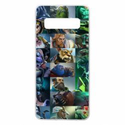 Чехол для Samsung S10 Dota 2 characters - PrintSalon