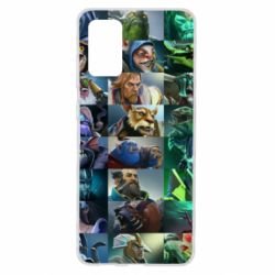 Чехол для Samsung S20+ Dota 2 characters - PrintSalon