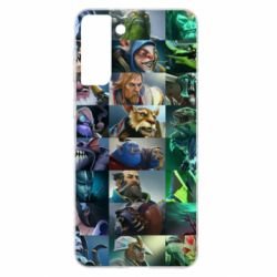 Чехол для Samsung S21+ Dota 2 characters - PrintSalon