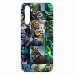 Чехол для Realme 6 Dota 2 characters - PrintSalon