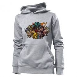 Женское худи Dota 2 "Everybody here" - PrintSalon
