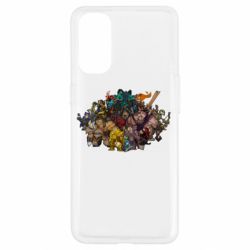 Чехол для Oppo Reno 4 Dota 2 "Everybody here" - PrintSalon