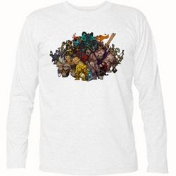 Футболка с длинным рукавом Dota 2 "Everybody here" - PrintSalon