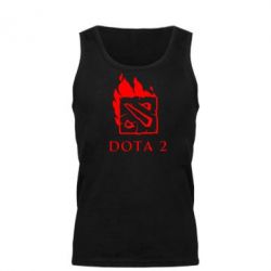 Мужская майка Dota 2 Fire - PrintSalon