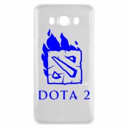Чехол для Samsung J7 2016 Dota 2 Fire - PrintSalon