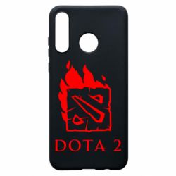 Чехол для Huawei P30 Lite Dota 2 Fire - PrintSalon