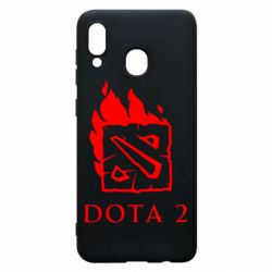 Чехол для Samsung A20 Dota 2 Fire