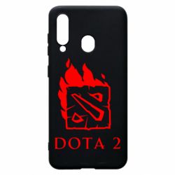 Чехол для Samsung A60 Dota 2 Fire - PrintSalon