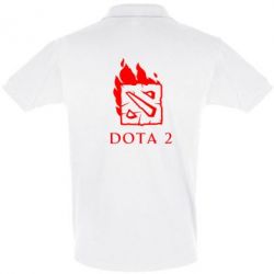 Мужское поло Dota 2 Fire - PrintSalon