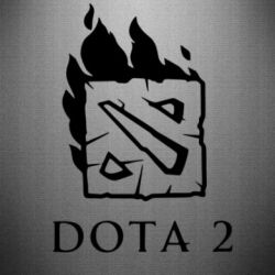 Наклейка Dota 2 Fire - PrintSalon
